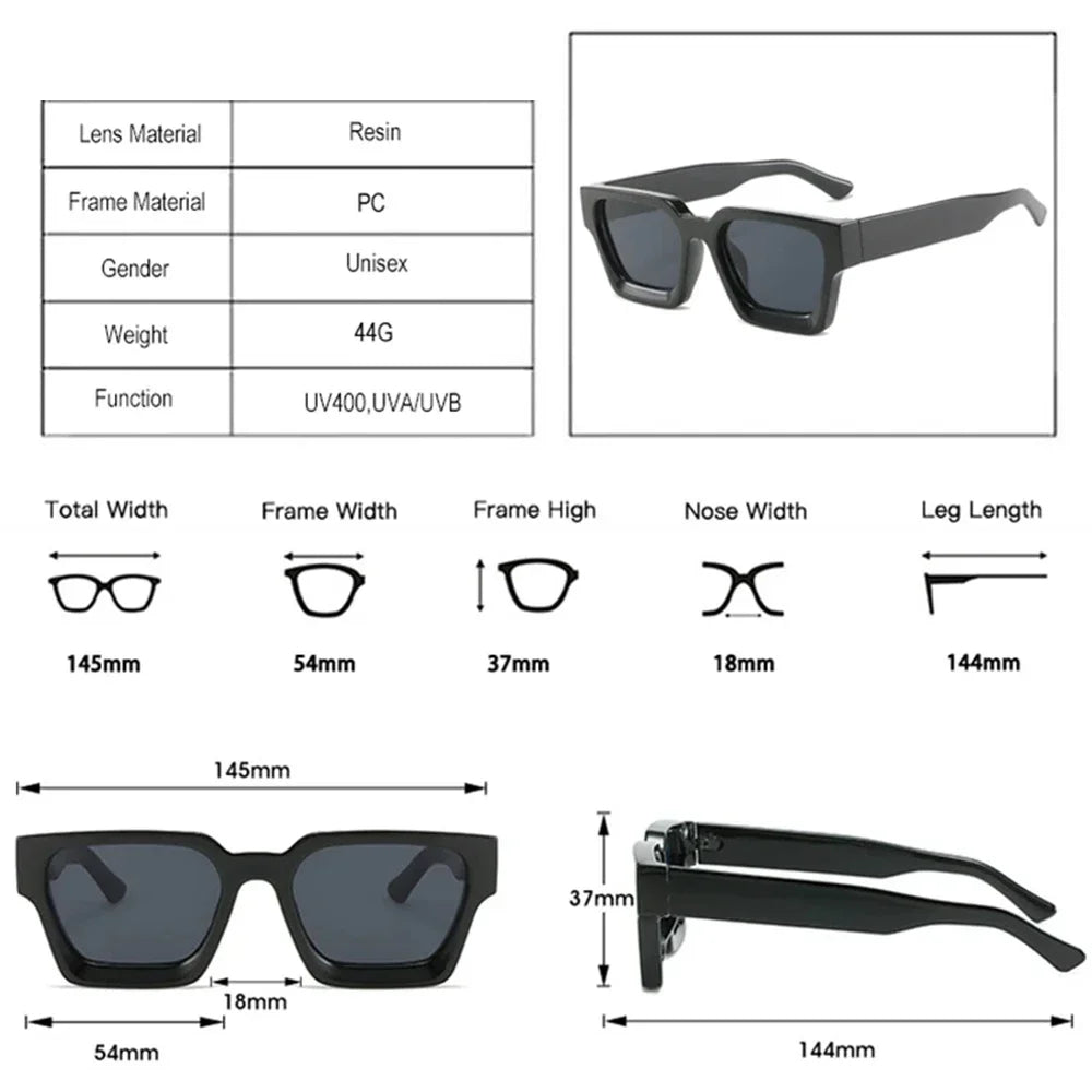 FADEZ Square Sunglasses